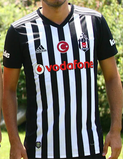 Adidas Adidas Besiktas Gestreift Trikot Schwarz 18 19 Adidas Adidas Besiktas Gestreift Trikot Schwarz 18 19